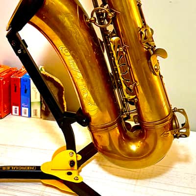 Eastman ETS652 52nd Street Bb Tenor Saxophone 2018 - Present - Aged Unlacquered Brass image 2