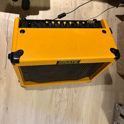 Crate Taxi TX30 yellow guitar amplifier 30-Watt RARE image 4