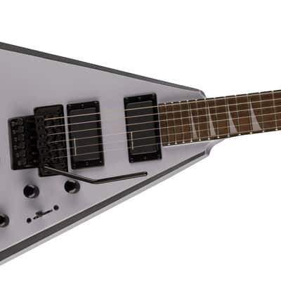 Jackson X Series Rhoads RRX24 Battleship Gray with Black Bevels image 5