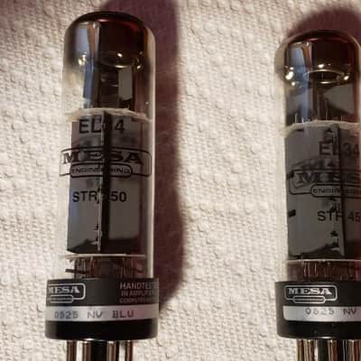 Mesa Boogie NOS EL-34 STR 450 Siemens Match Pair Tubes image 1
