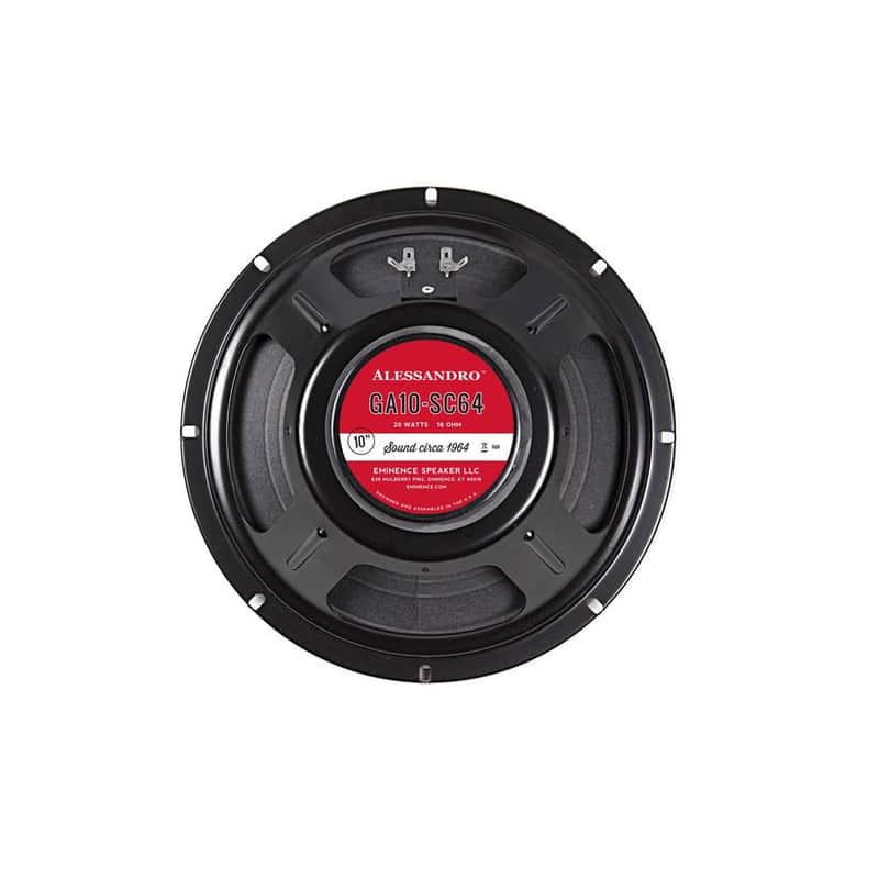 Eminence GA10-SC69-16 10" 40W 16 Ohm Guitar Speaker Alessandro Vintage Tone image 1