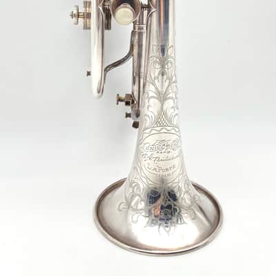 1921/2 Silver Couturier “Conical Bore” Bb/A Cornet image 4