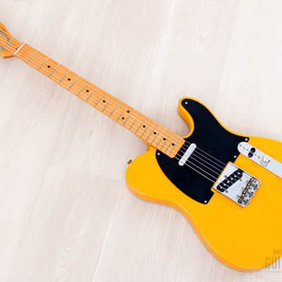 1993 Fender American Vintage '52 Telecaster Butterscotch, Near-Mint w/ Tweed Case, COA image 12