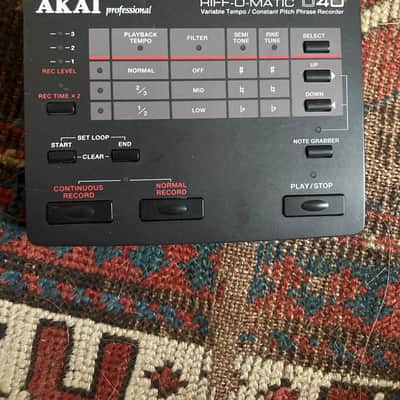 Akai Professional Riff O Matic U40 Pitch Phrase Sampler Loop Recorder Slow Down Music Pitch image 1