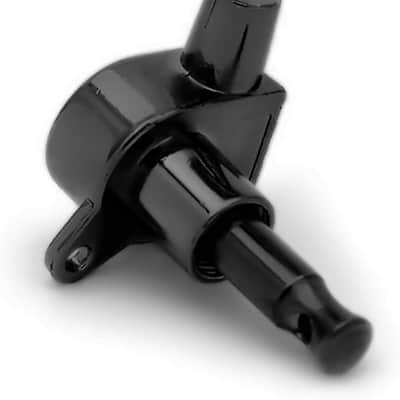6 Pieces 3L3R Guitar tuner pegs,Big Square Sealed guitar tuning pegs tuners machine heads,Electric Guitar (Black) Acoustic image 2