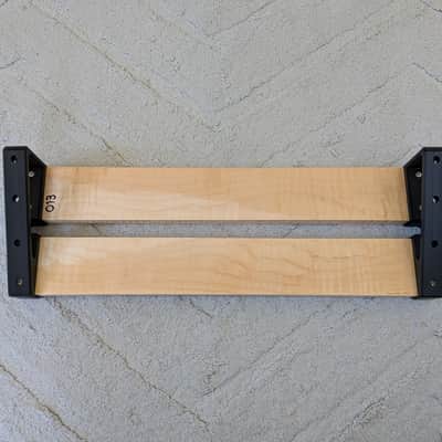 18x6" Flame Maple Modular Pedalboard with 1 Free Generic Pedal Mount - 013 image 5