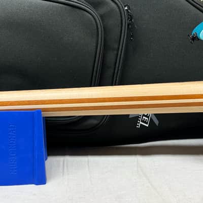 Kiesel A2 6 6-string Guitar with Gig Bag - Blue Mist Metallic image 10