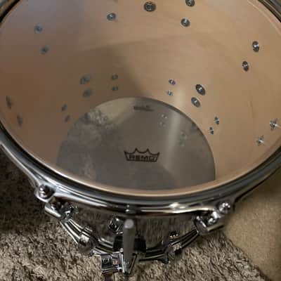 Ludwig LF844 Classic Maple 14x14" Floor Tom 2012 - Present - Vintage Black Oyster Pearl like new image 2