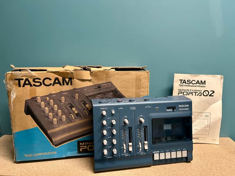 TASCAM Porta 02 mkII Ministudio 4-Track Cassette Recorder | Reverb