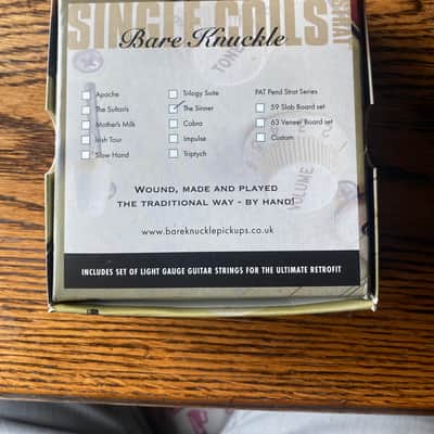2026 Bare Knuckle The Sinner Strat Pickup Set image 6