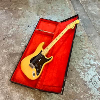 Fender Stratocaster 1975 - Natural original vintage USA maple strat image 6