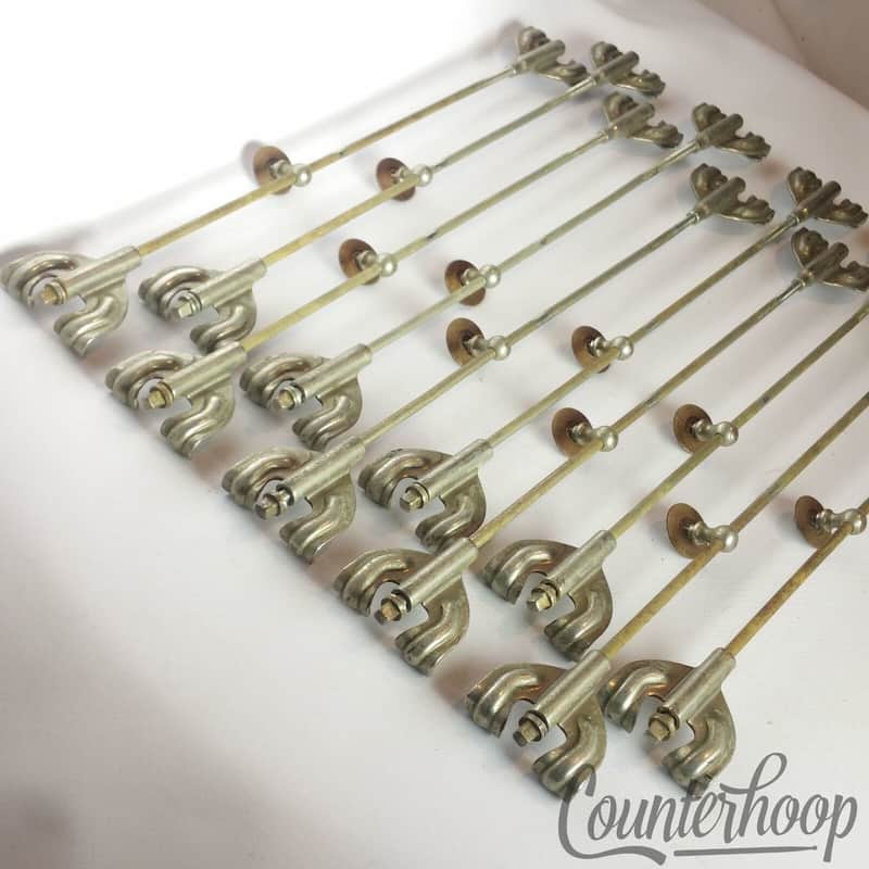 *Slingerland 10x Bass Drum x12" Bow-Tie Single-Tension T-Rods+Claws+Eyelets/Lugs image 1
