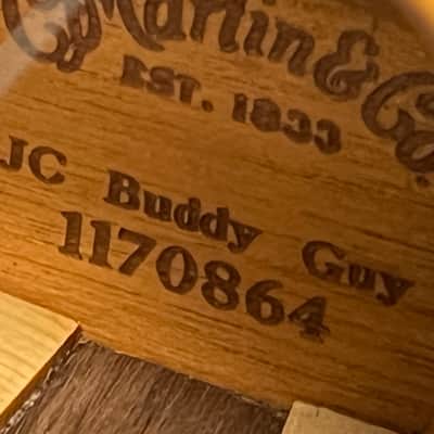 2006 CF Martin JC Buddy Guy Signature Acoustic Electric #23 of 36 Signed Label image 21