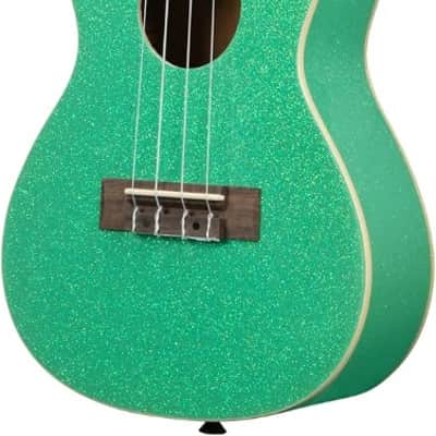 Kala KA-SPRK-GREEN Gatsby Green Sparkle Concert Ukulele with Bag image 4