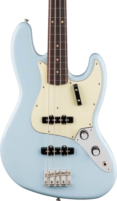 Fender Vintera III Early '60s Jazz Bass 4-String Bass Guitar, Rosewood Fingerboard, Sonic Blue image 1