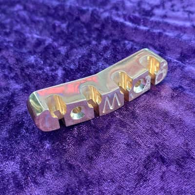 Warwick Bass tailpiece * Gold plated Brass * for Warwick Streamliner Basses image 2