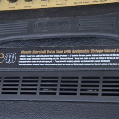 Marshall Haze40=40 Watts 1x12" tube combo=fat rock tone+digital effects=great vintage+modern sounds! List price was 779€ image 11