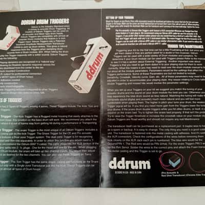 ✨ As-New ddrum CETKIT Chrome Elite Trigger Pack (5pc) image 7