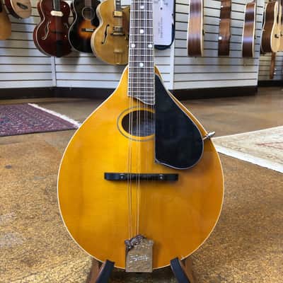 Kentucky KM-272 Deluxe Oval Hole A-Style Spruce/Maple Mandolin Transparent Amber w/Padded Gig Bag image 1