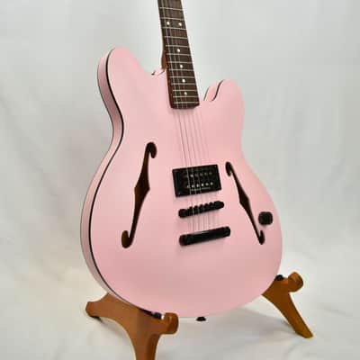 Fender Tom DeLonge Starcaster Shell Pink SH-5 Duncan Custom Semi Hollow with Locking Tuners image 7