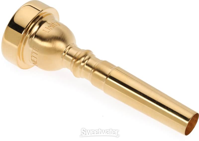 Monette Unity Retro B6-7 Trumpet Mouthpiece - 24k Gold-plated (URB67Gd1) image 1