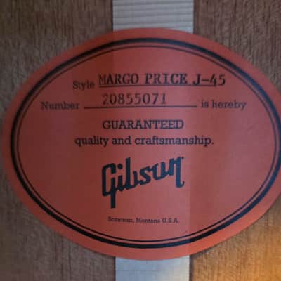 2026 Grammy Awards Nominee!! Hand-Signed 2025 Gibson Customshop Margo Price Signature J-45 Pro Setup at AIO Guitar Rare image 7