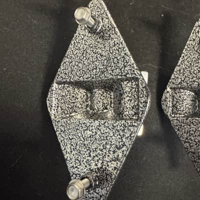 Gretsch Broadkaster Floor Tom Leg Brackets (3) - Vintage Diamond 90’s - 00’s - Gunmetal image 6