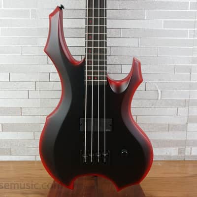ESP LTD FL-4 Fred Leclercq Signature - Black Red Burst Satin image 1
