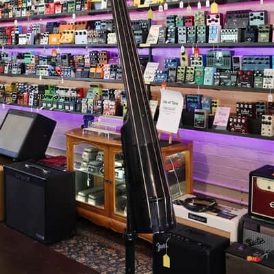NS WAV Electric Upright Bass Transparent Black w/Bag - USED image 1