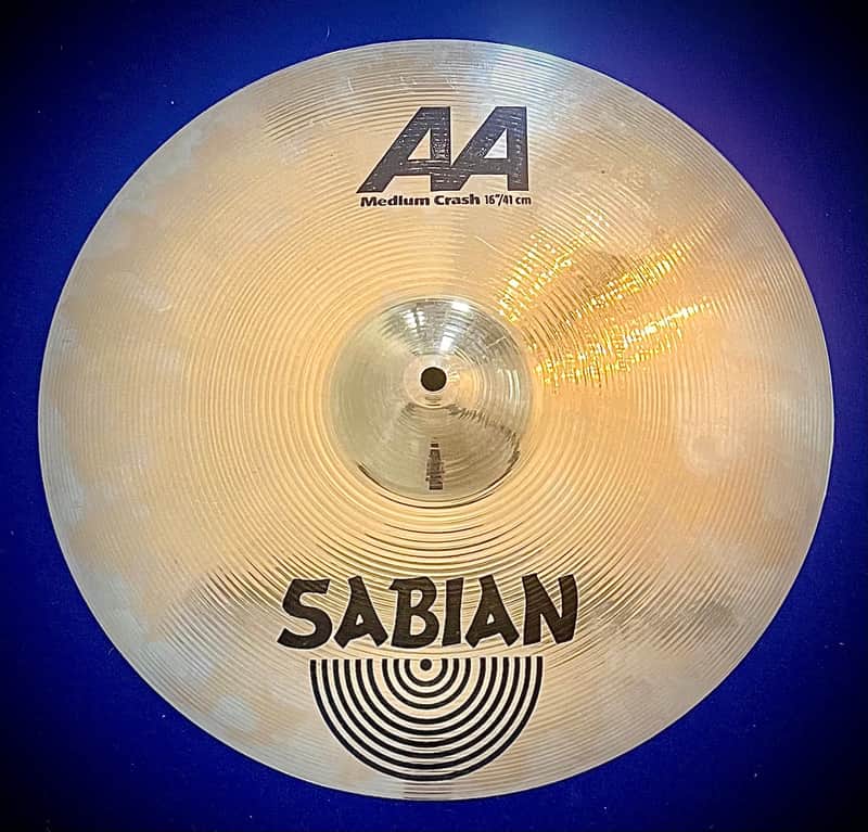Sabian AA 16” Medium Crash Cymbal image 1