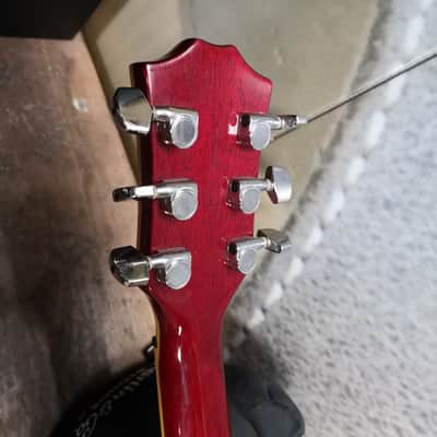 Left-handed LH lefty 1990s Hohner L59 Professional – rare Les Paul Custom replica! image 8