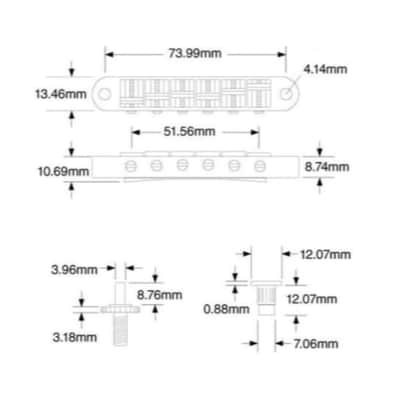 TONEPROS T3BP 4,2mm bridge (CR) image 3