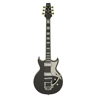 Aria 212 MK2 Pro II Bowery Chambered Construction Electric Guitar,212-MK2-BK image 1