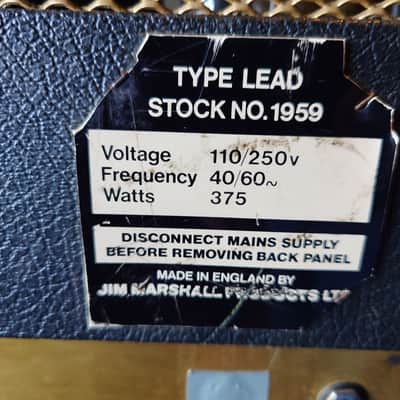 Marshall Super bass 1969 image 6