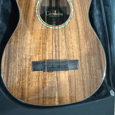 Cordoba 35T Tenor Ukulele Regular Acacia Natural Used image 5