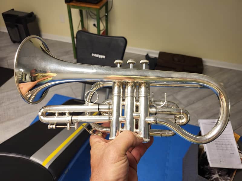 Bach 184SML Stradivarius Professional Model Cornet 2010s - Silver-Plated