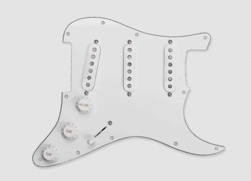 Seymour Duncan California 50’s™ Loaded Classic Stratocaster Pickguard | 11550-01-W - White image 1