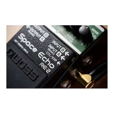 BOSS RE-2 Space Echo Compact Versatile Full Stereo I/O 11-Position Mode Selector Delay and Reverb Effects Pedal with Wow and Flutter Control image 4