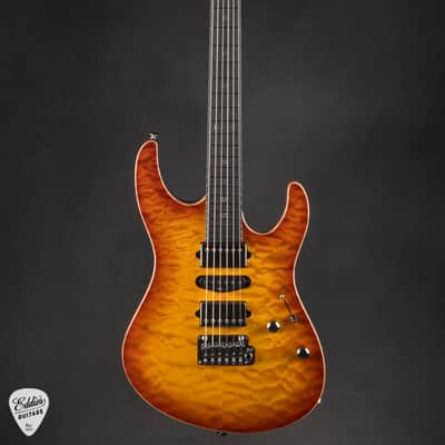 Suhr Modern Quilt Maple & Black Limba - Honey Burst #83100 image 3