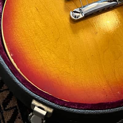 1971 Gibson Les Paul Deluxe Standard Conversion - Cherry Sunburst image 7