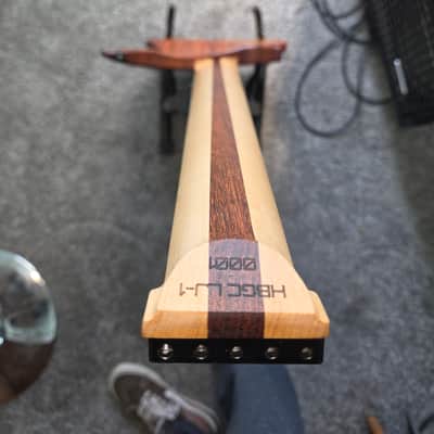 HELMS BASS GUITAR CO LJ-1 5 string multi scale headless image 14