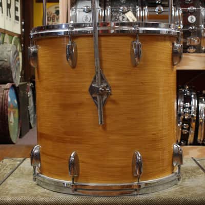 1970s Gretsch Stop Sign Badge Outfit in High Gloss Natural Maple 14x28 14x24 9x13 10x14 16x16 16x18 image 16