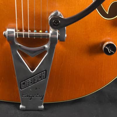 Gretsch G6120T-BSSMK Brian Setzer Signature Nashville '59 "Smoke" Orange image 4