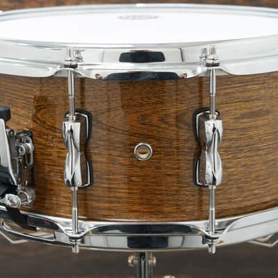 Tama 6.5x14" SLP Limited G-Hickory Snare Drum - Gloss Natural Elm image 6