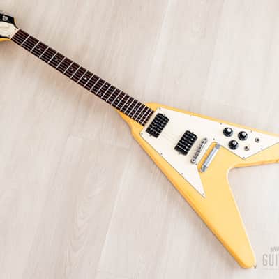 1983 Gibson Flying V '67 Spec Vintage Guitar Alpine White w/ Tim Shaw PAFs, Case & Hangtags image 11