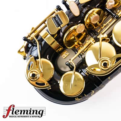 Henri Selmer Paris Super Action 80 Series II Alto Saxophone - Black Lacquer (Competition Demo / Open Box Model) image 6