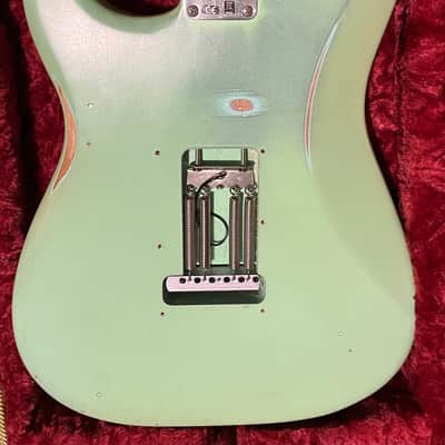Fender Vintera Road Worn '50s Stratocaster Surf Green w/ Fender tweed HSC image 4