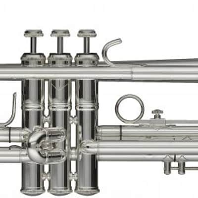 Levante Professional Bb Trumpet W Case Silver Plated W Monel Pistons LV-TR6301 2 Year Warranty image 2