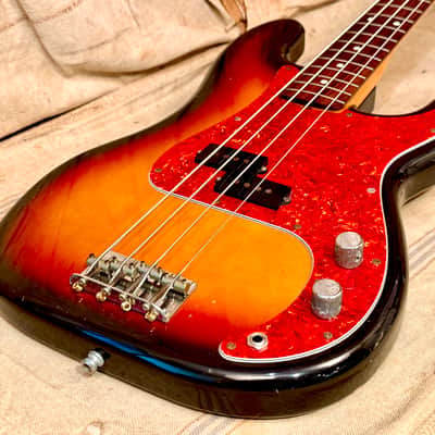 Fender MIJ '62 Reissue Precision Bass 1990 - Sunburst image 14