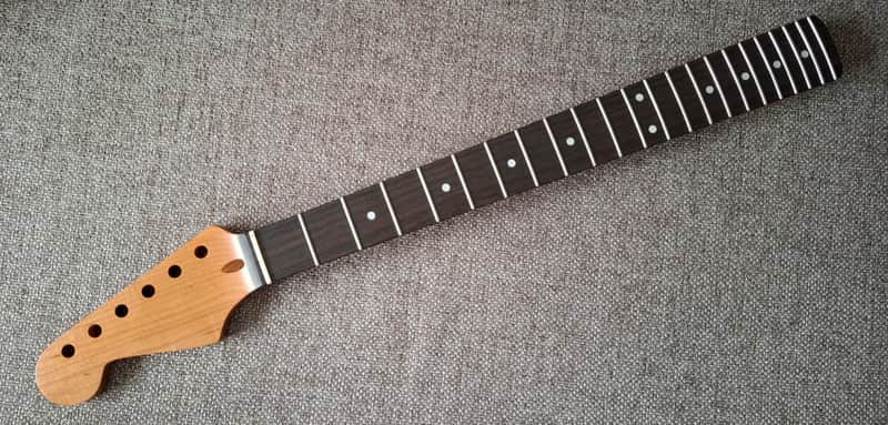Left-Handed 22 Fret Roasted Maple Stratocaster Strat Guitar Neck image 1
